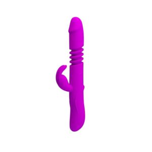 Vibrador Ward Color Púrpura 9 Brightlavender Vibrador y Rotador Doble Motor 360º USB Silicona - Erotiks | Tienda erótica online