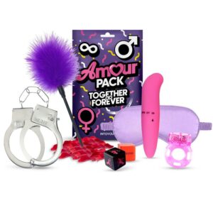 Set de 7 Piezas Together & Forever 8 Set de Bondage para Principiantes Starters 4 Piezas Púrpura - Erotiks | Tienda erótica online